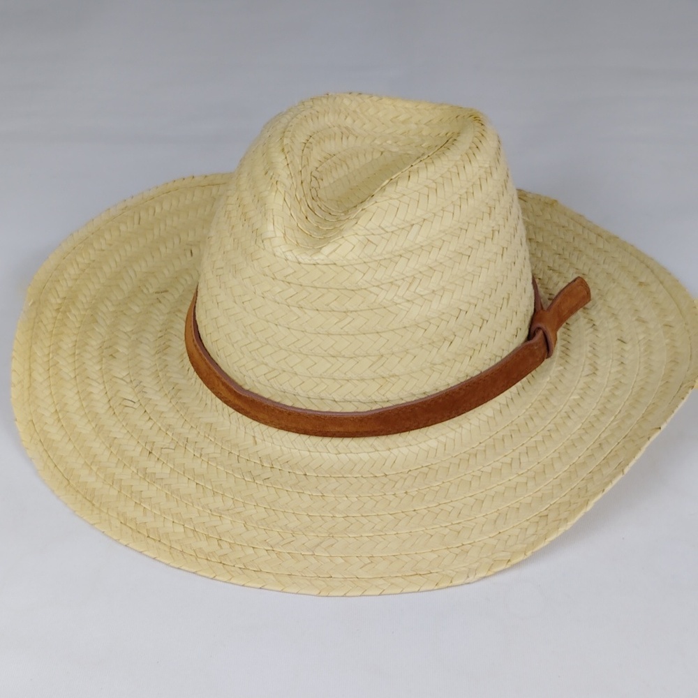 Rustic Handcrafted Straw Hat - image 5